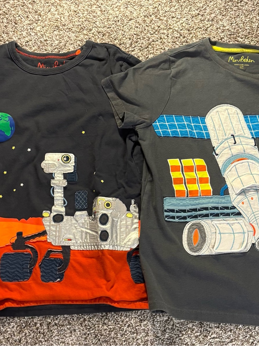 Boden Boys 11/12 Space theme shirts